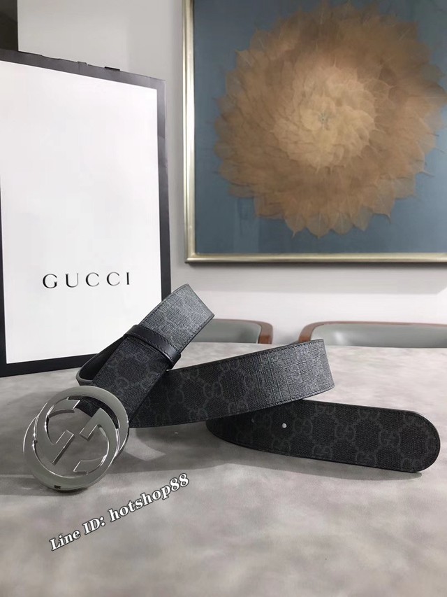 Gucci經典皮帶 古奇雙G腰帶  jjp1858